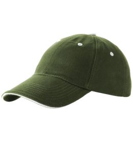 Brent Caps med logo (6 panel cap)