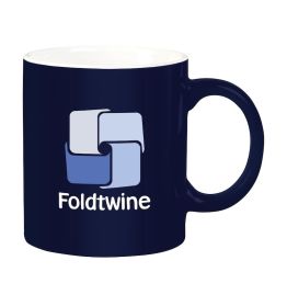 Java krus med hvid inderside inkl. tryk