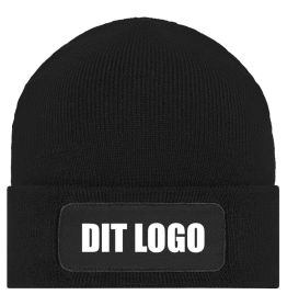 MB7403 strikhue med patch til logo tryk