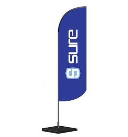 Beachflag Lille højde 290cm