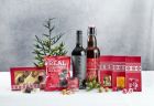 Klassisk Jul - Gavekurv med vin, øl, chips, slik og chokolade