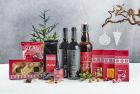X-Mas - Gavekurv med vin, øl, chips, slik, kaffe og chokolade