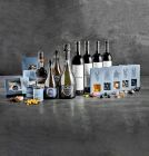 Santa Claus - Gavekurv med rødvin, øl, prosecco, portvin samt diverse lækkerier.
