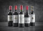 Vinpakke med 5 flasker fransk rødvin