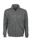 Grizzly Midland Fullzip sweatshirt med lynlås og lommer med tryk