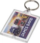 Kailee firkantet nøglering med logo