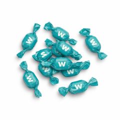 Bolsjer med logo tryk på papir fra Wilke Promotion wpro.dk