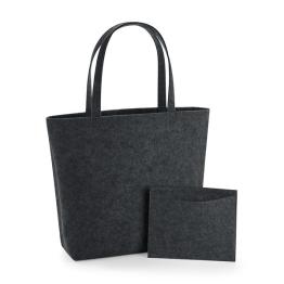 BagBase Filt shopper med logo tryk, 49 x 39 x 13,5 cm