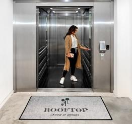 Colorstar måtter med logo i slidstærk model